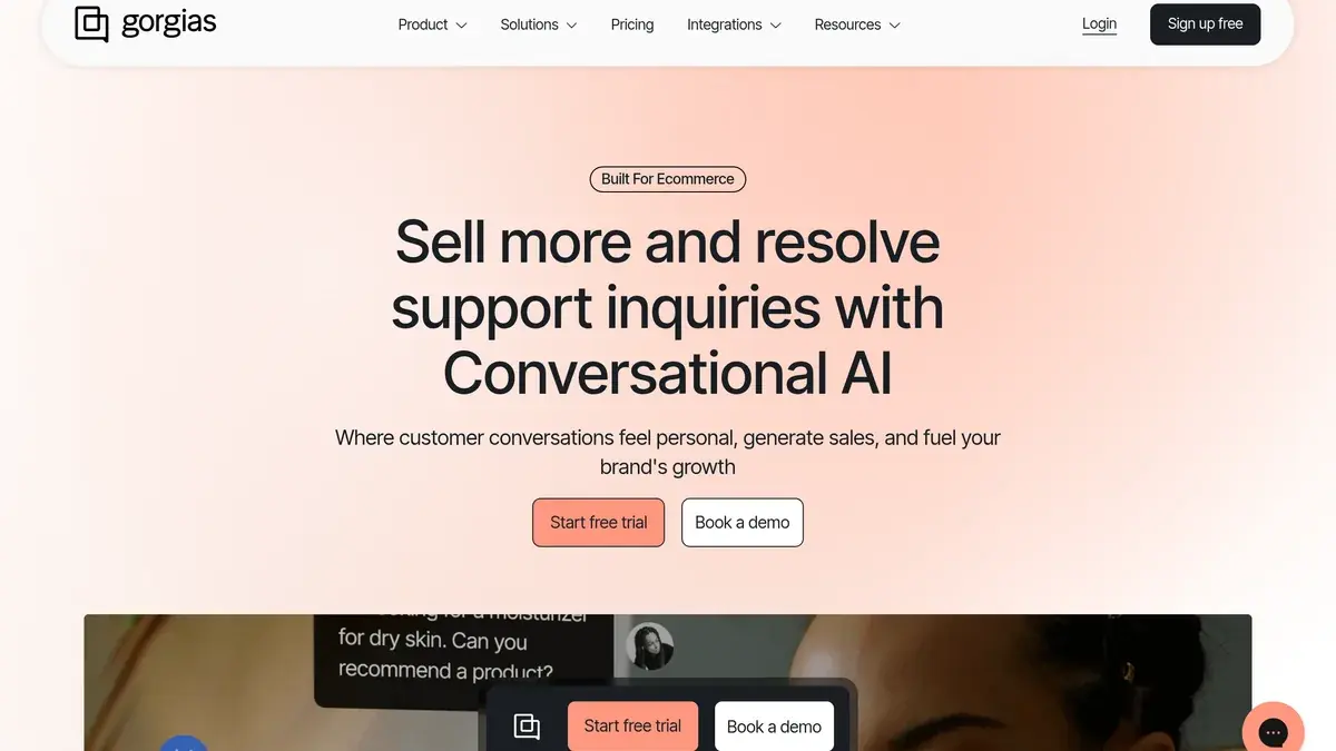 Gorgias website